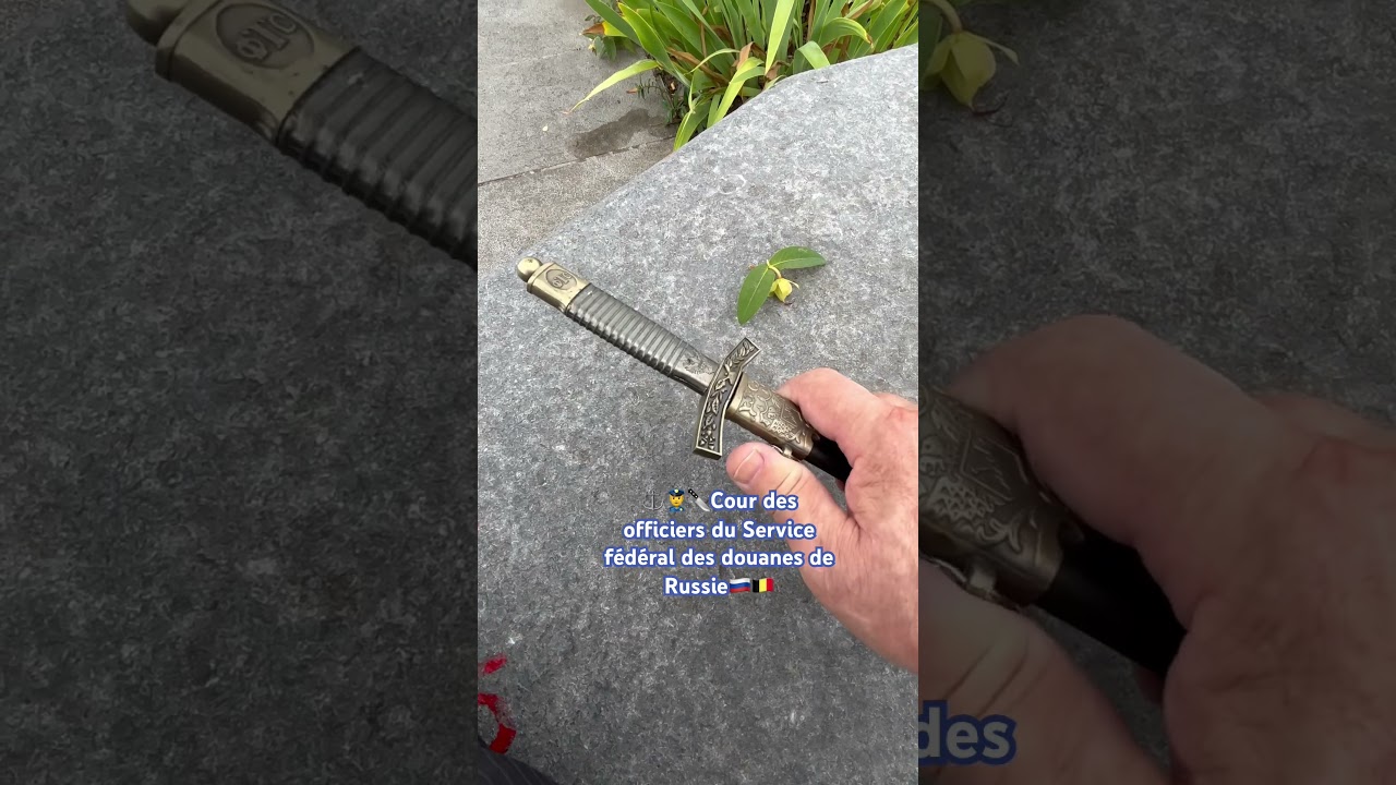 ⚓🗡️ Naval Officer’s Dagger from the Russian Federal Customs Service–A Symbol of Honor and Duty
