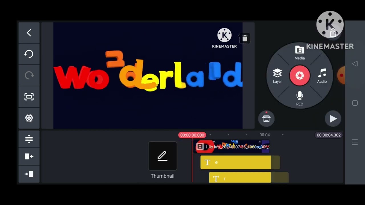 wonderland logo kinemaster speedrun be like speed 11x