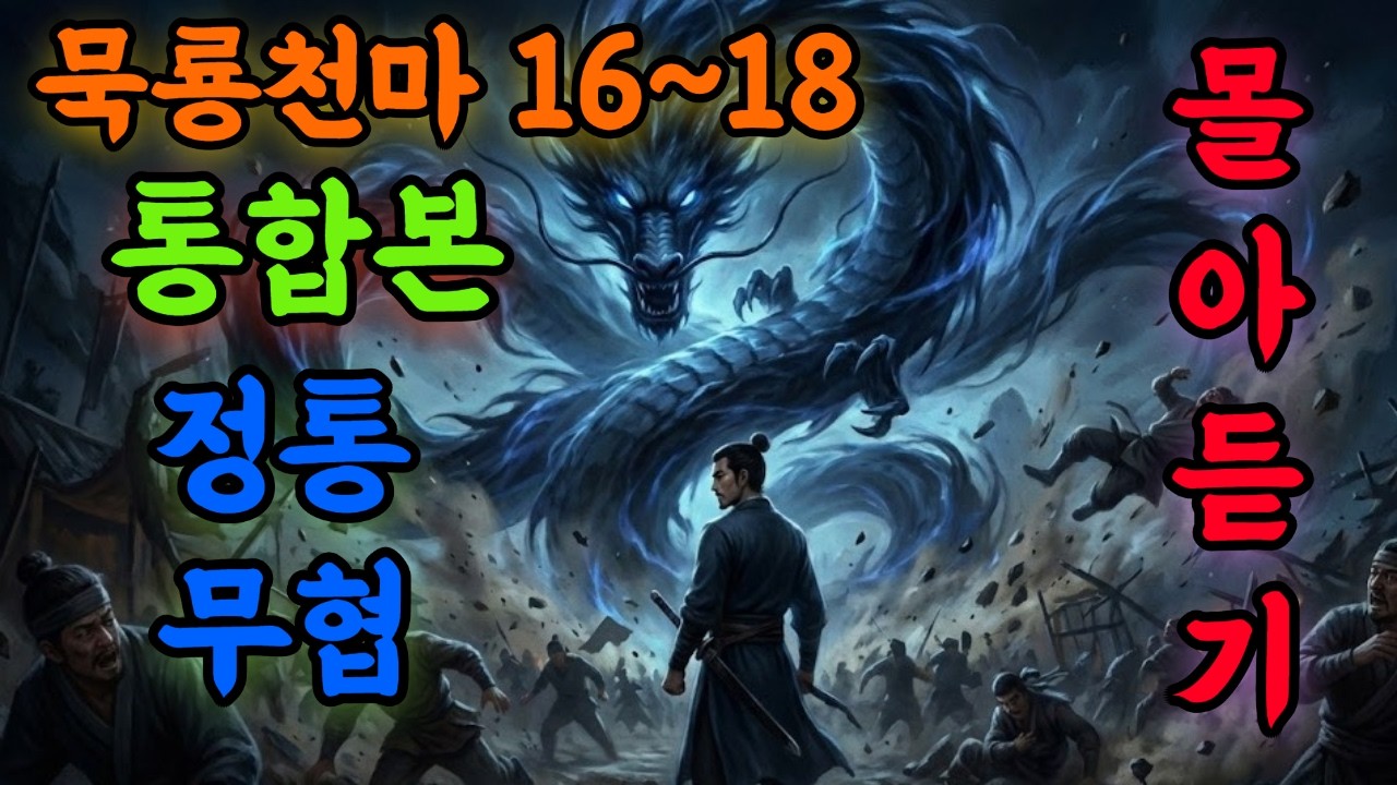 (정통 무협) 묵룡천마 16~18막 통합본 상처입은늑대 단운의패도( 몰아듣기)