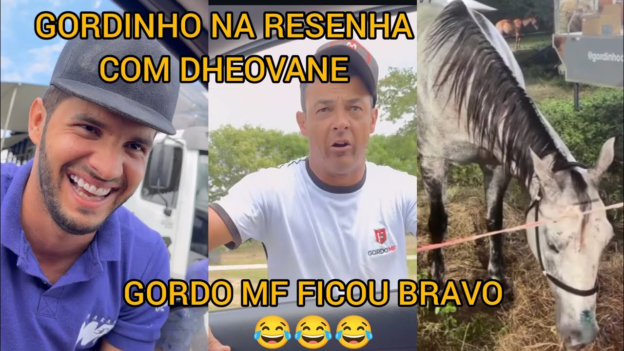 GORDINHO MOMENTO NA RESENHA COM DHEOVANE ALMEIDA GORDO MF FICOU BRAVO 