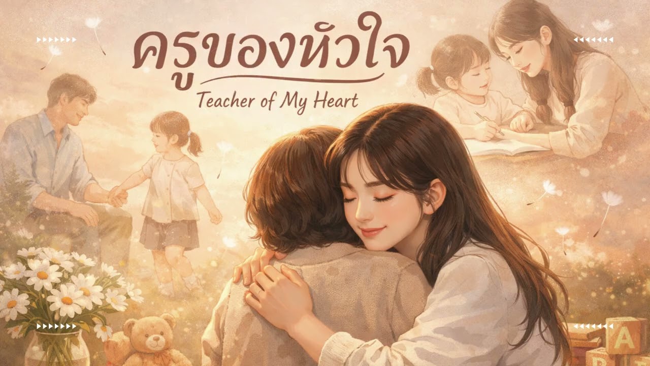 ครูของหัวใจ(Teacher of My Heart) : PucCaJune❤️Healing Music🎶Playlist #playlistsongs