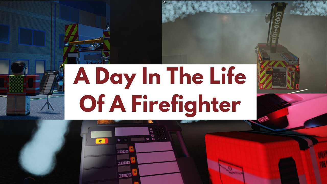 A Day In The Life Of A Firefighter - GMFRS Roblox