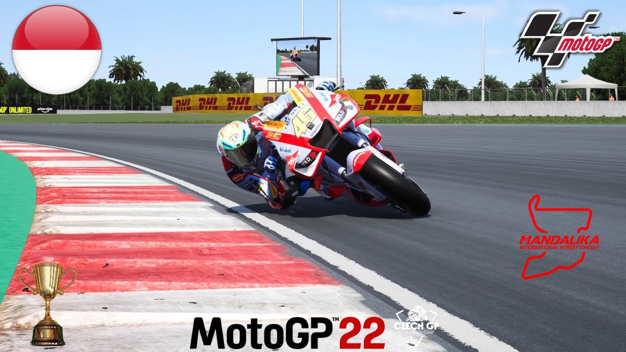 MotoGP 22 CZ | Czech GP Championship - závod skupiny FAST - Mandalika MotoGP | PS4 |