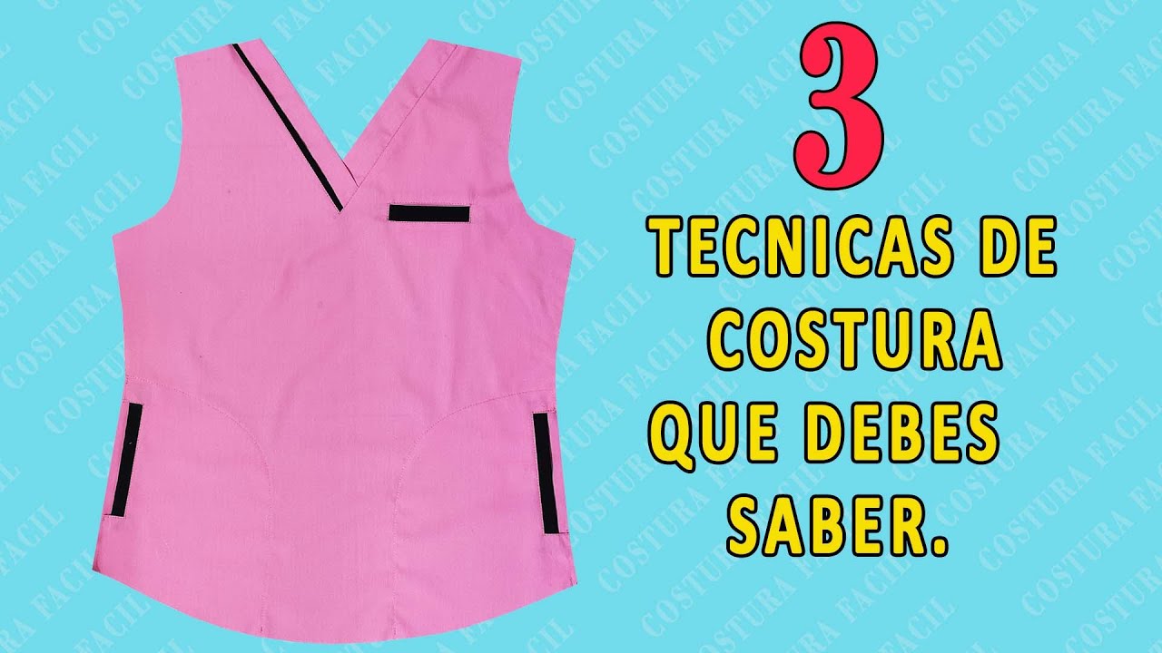 3 TECNICAS DE COSTURA QUE DEBES SABER | COSTURA PARA PRINCIPIANTES | DIY