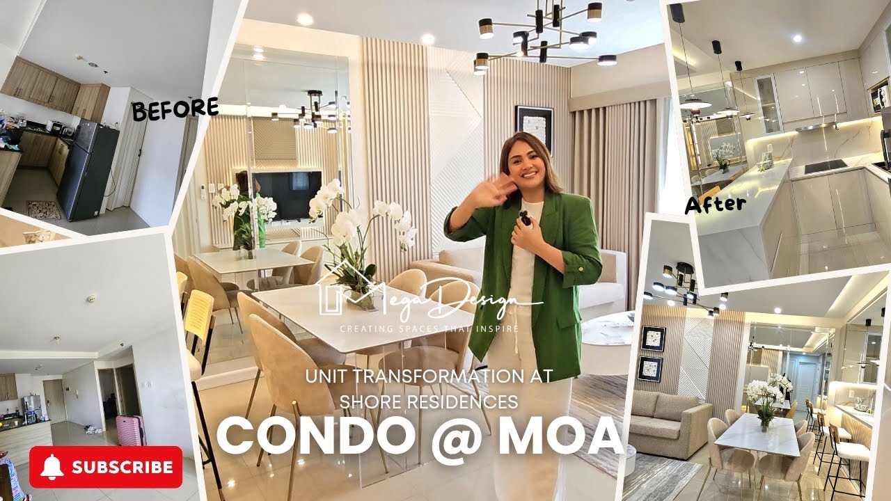 ✨ From empty to extraordinary — 2BR unit transformed & Airbnb-ready! #shoreresidences #Megadesign 