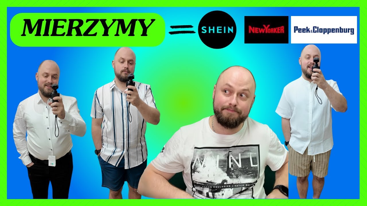 MIERZYMY: MEN: SHEIN/NEW YORKER/P&C  🛍️ ZAKUPY na WYJAZD 🛍️