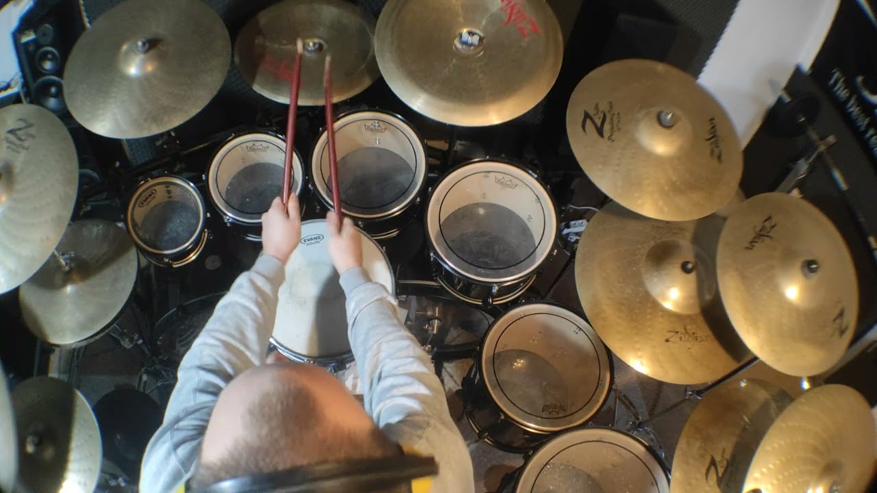Behemoth - The Satanist (drum cover)(4K)(Mareczko drummer na YouTube) 👹🥁🖥️rock end roll Hall saitan 
