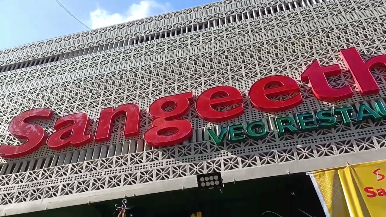 Sangeetha Hotel T nagar a nice place, have you eaten there recently? 🍴😋