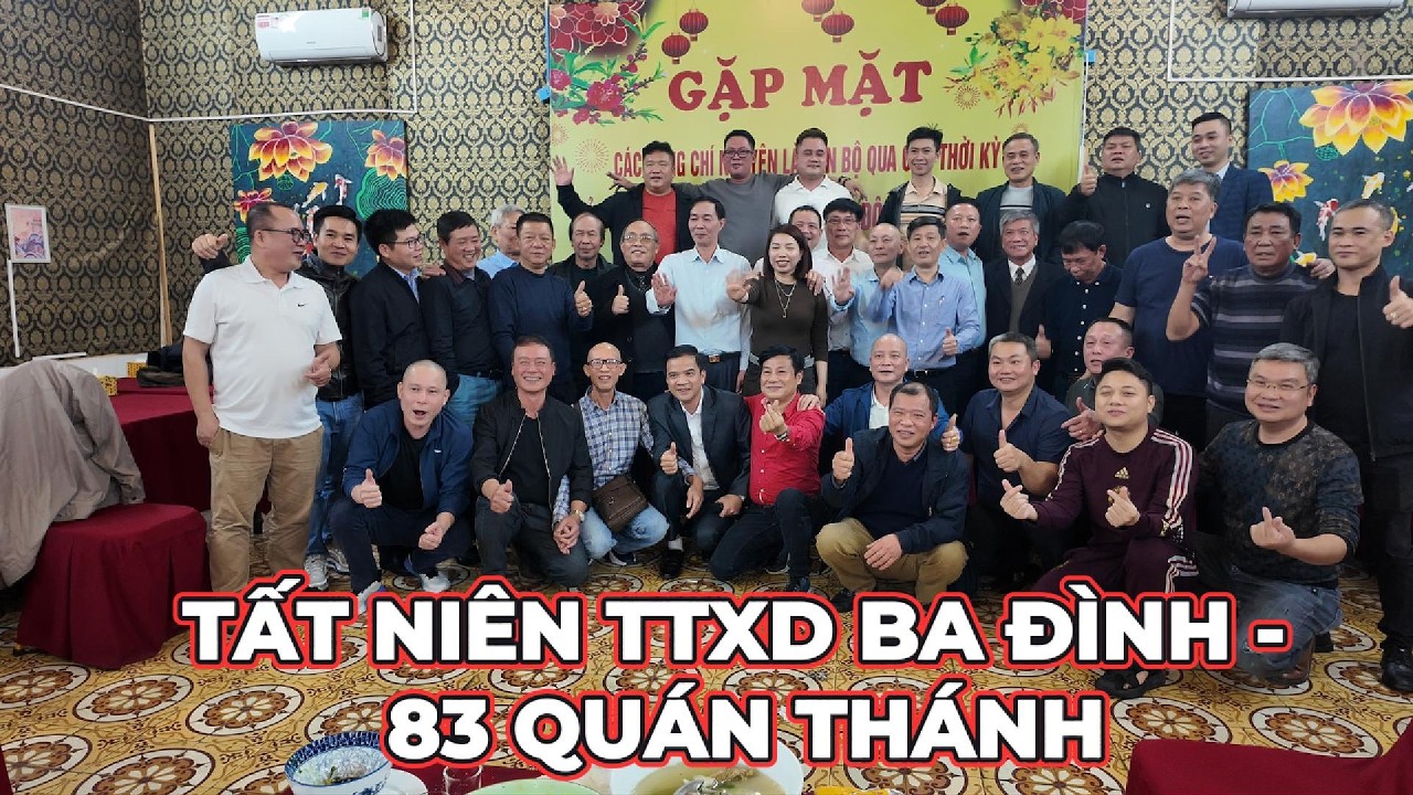 Một năm nhiều áp lực, nhiều quyết định khó… và một buổi tất niên để nhìn lại  của Đội TTXD Ba Đình