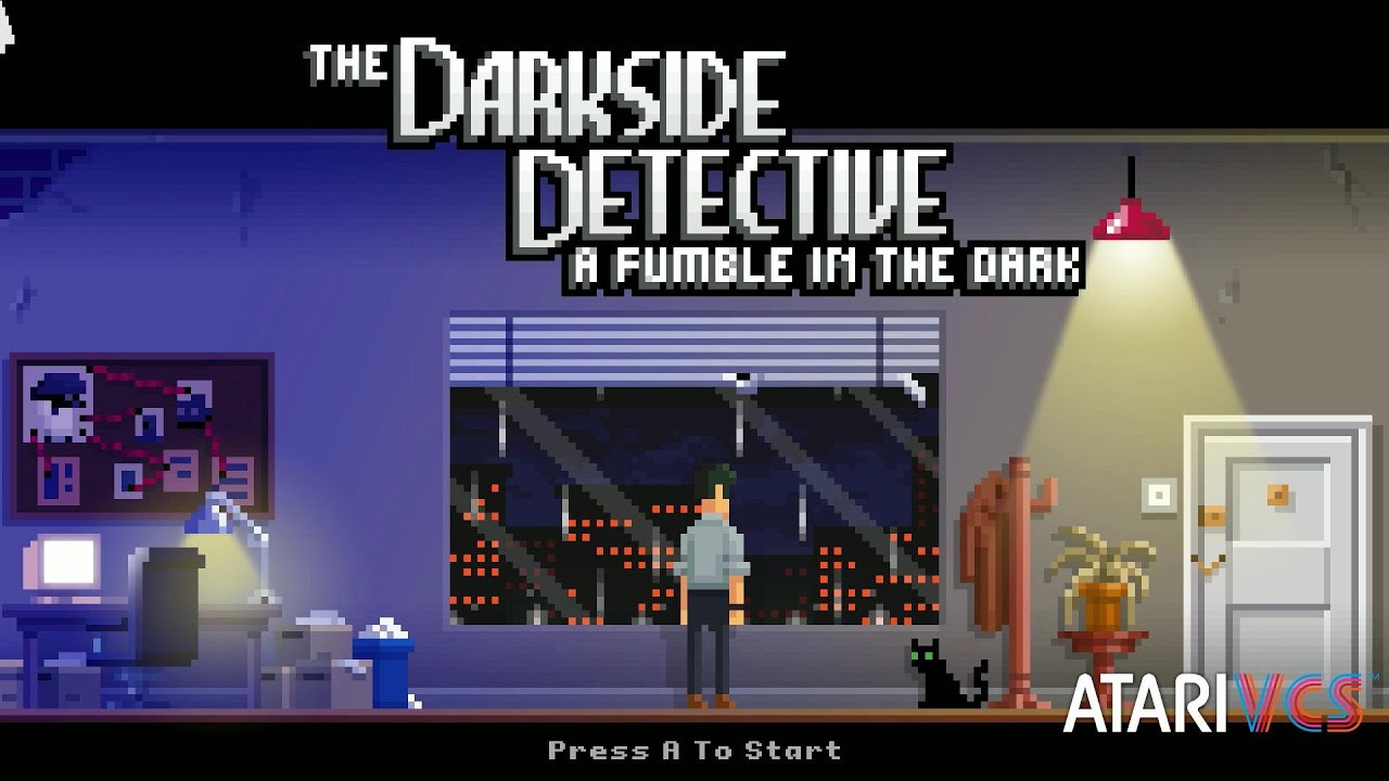 The Darkside Detective: A Fumble in the Dark Review - The new Atari VCS - Mockduck Plays Games
