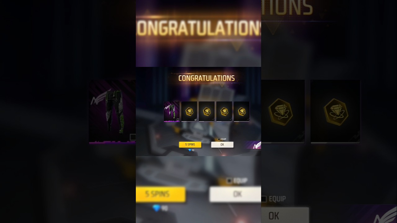 FLUORESCENT ANGELIC PANT in FIRST SPIN 😱🔥 #FreeFire
