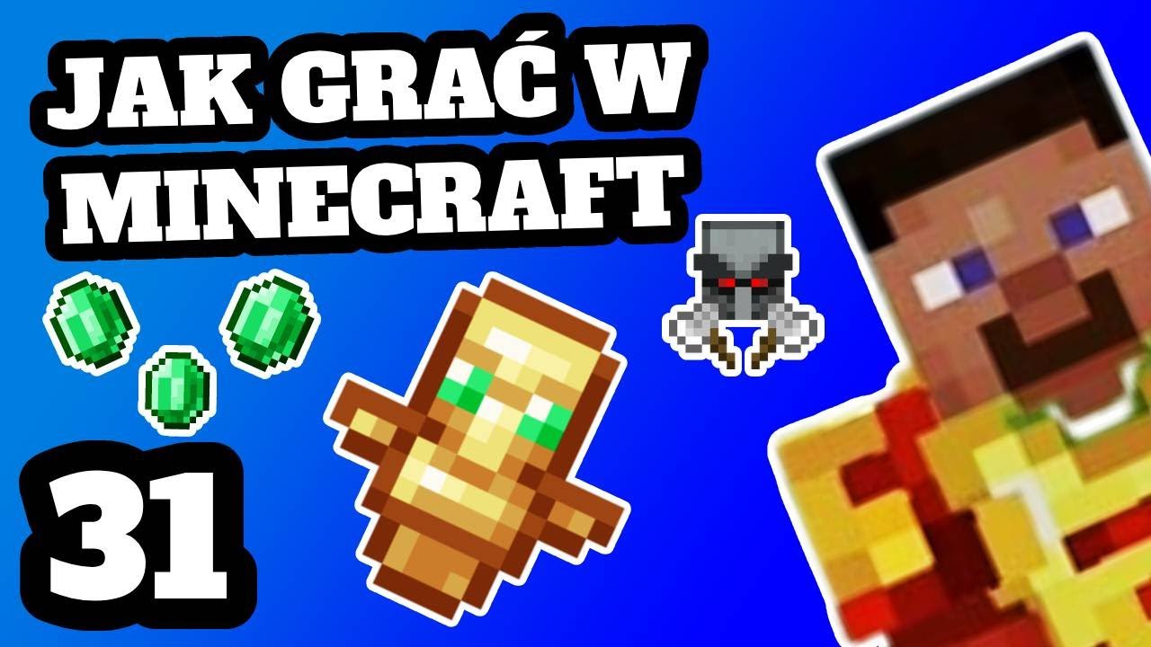 Farma Totemów Nieśmiertelnych/ Najazdów Minecraft Bedrock 31# Jak grac w minecraft?