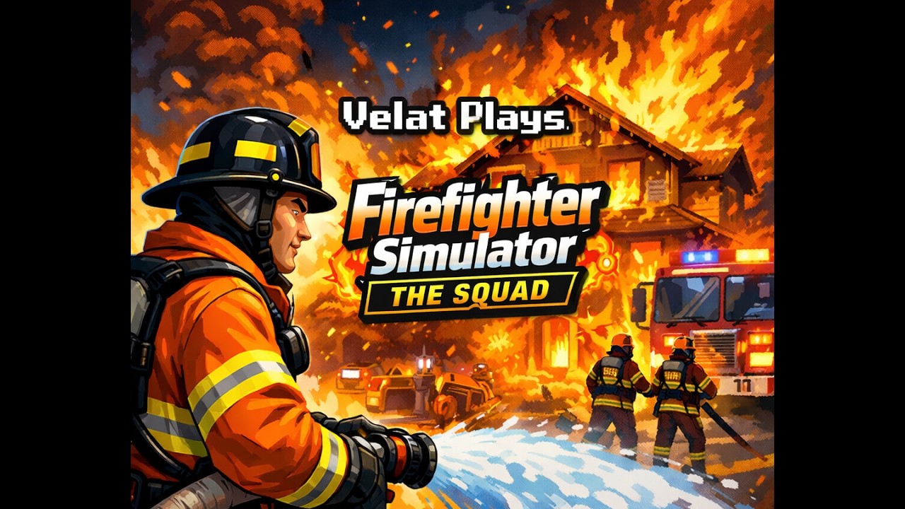 Velat Plays  Firefighter Simulator- The Squad