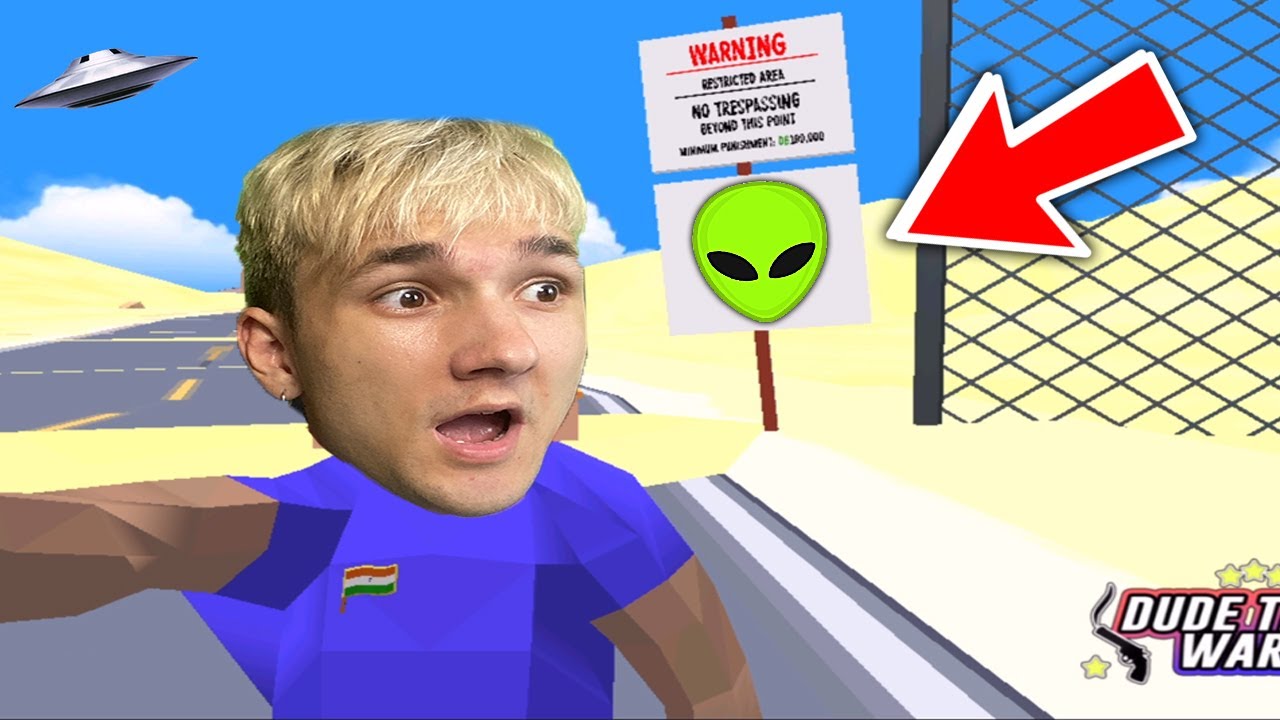 Vstoupil jsem do ZAKÁZANÉ OBLASTI Area 51 !👽 (TAJEMSTVÍ) | Dude Theft Wars