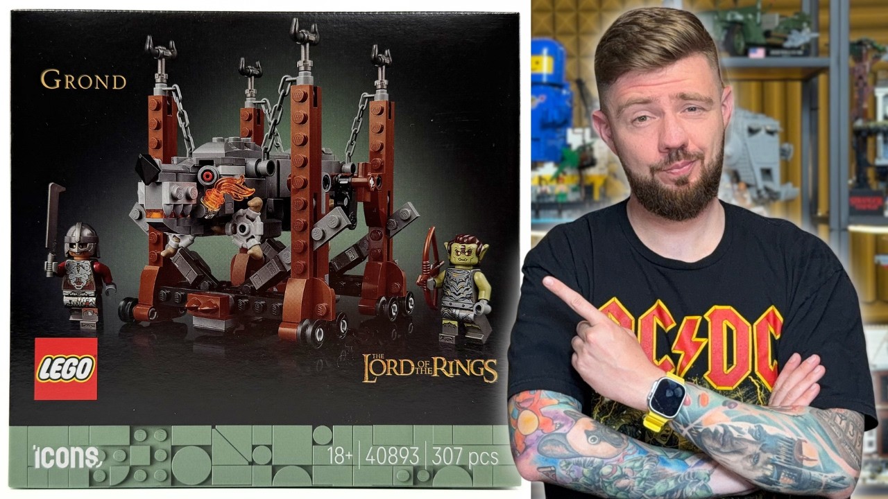 WŁADCA PIERŚCIENI: GROND 🐺 LEGO ICONS 40893 RECENZJA