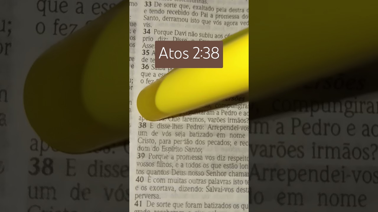 Atos 2:38 Vers&iacute;culo da B&iacute;blia #gamer #religion #amor #deus #f&eacute; #jesus #motivation #viral #paz