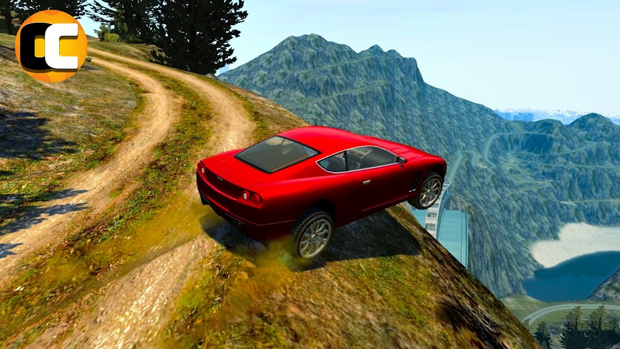 GTA 4 Cliff Drops Crashes with Real Cars mods