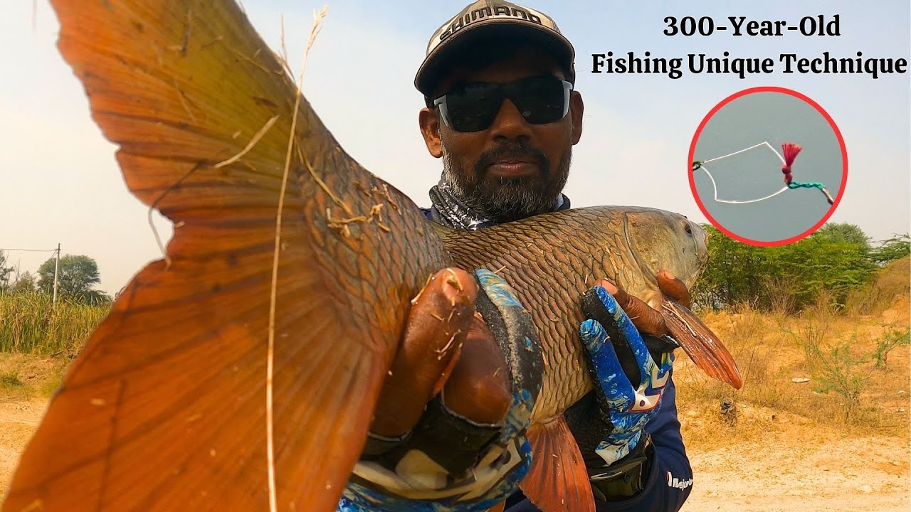 300-Year-Old Traditional Fishing Technique😱| Catching Big Rohu Fishes | Singh Shikar Technique