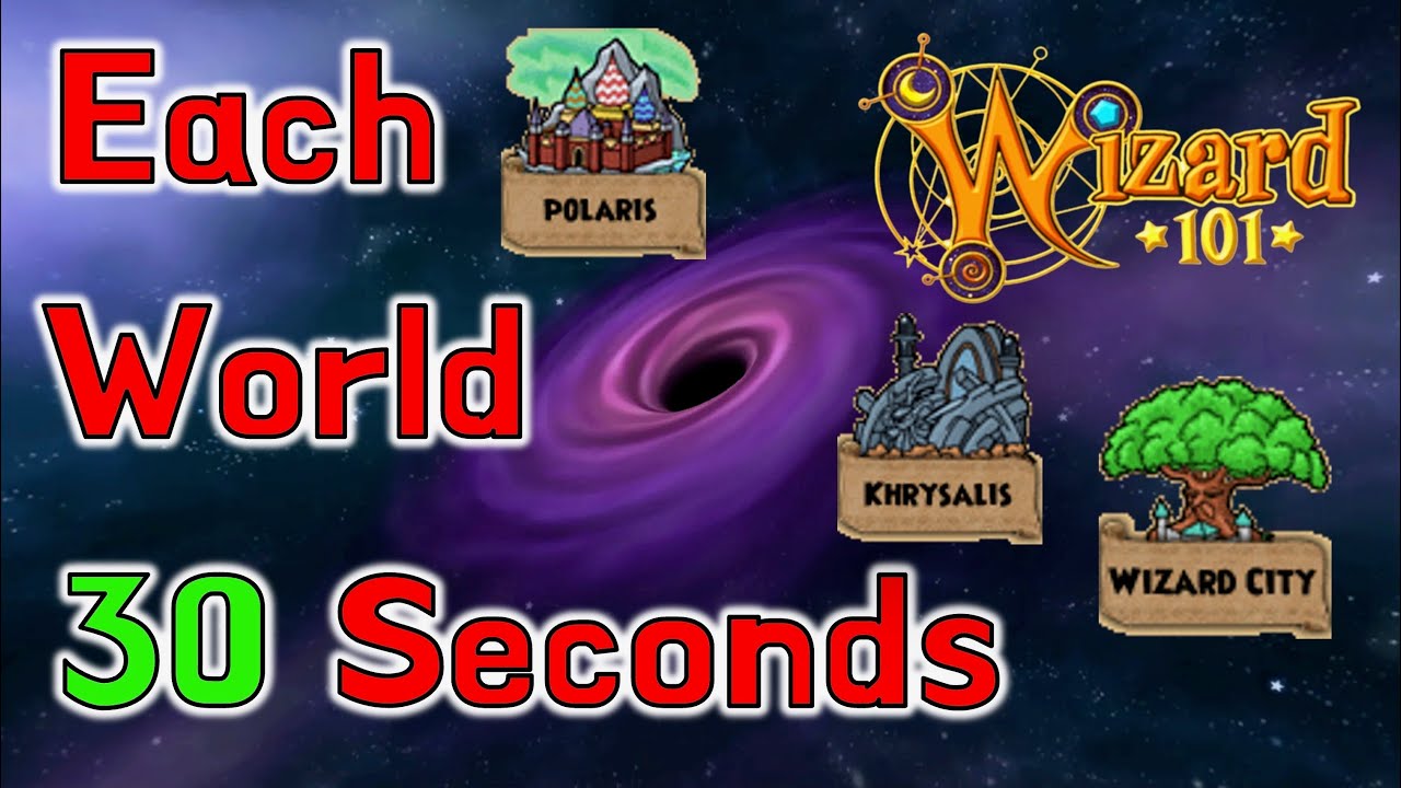 Wizard101 - Explaining Each WORLD In 30 Seconds!
