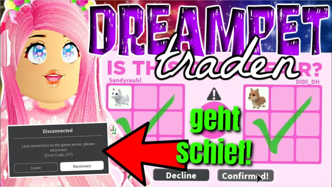Ich wollte für mein DREAMPET 😍 traden & dann PASSIERT DAS ❌ Roblox Adopt Me! [DEUTSCH]