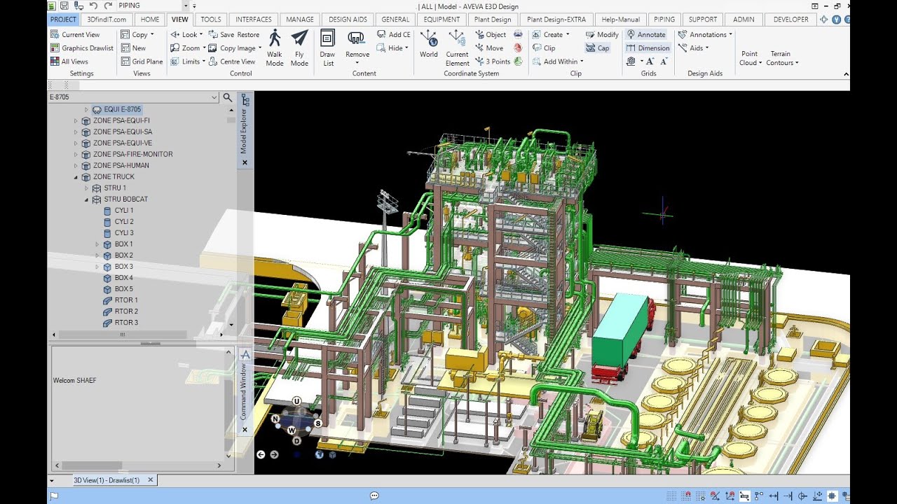 How to use Clipping tools in AVEVA E3D?