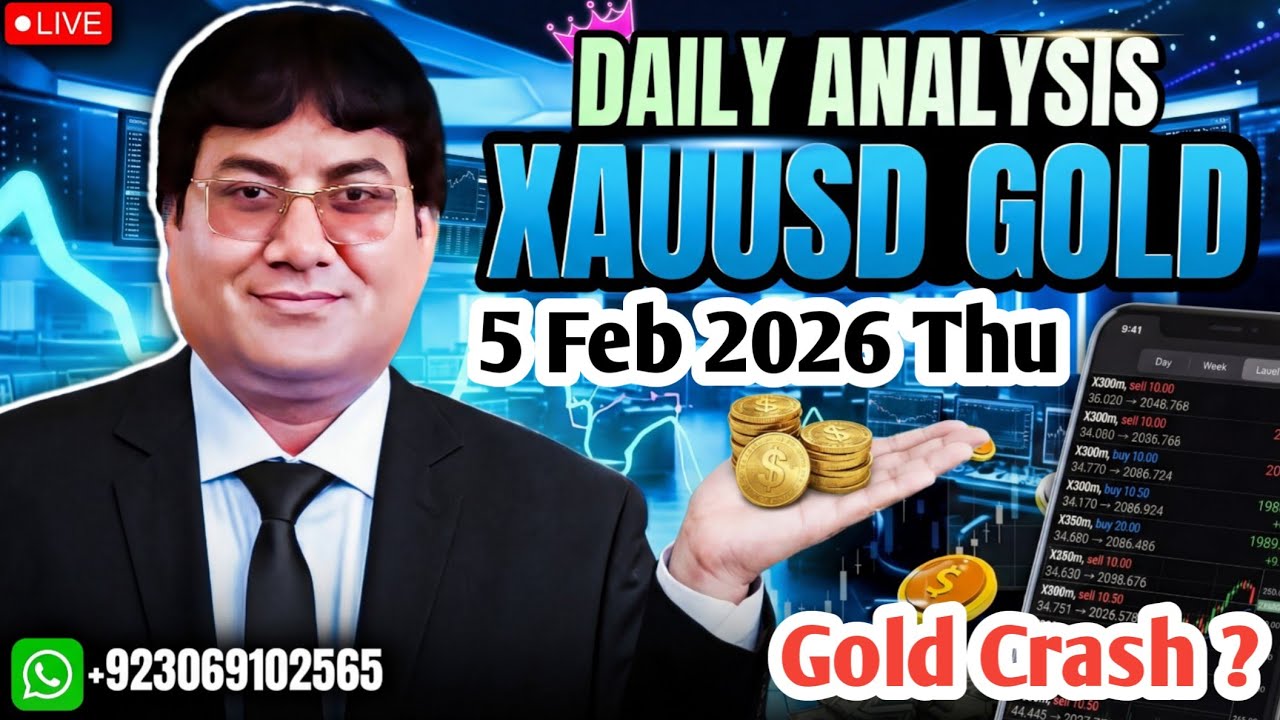 xauusd analysis today hindi 5 Feb 2026 | #gold forex forecast silver price prediction strategy news