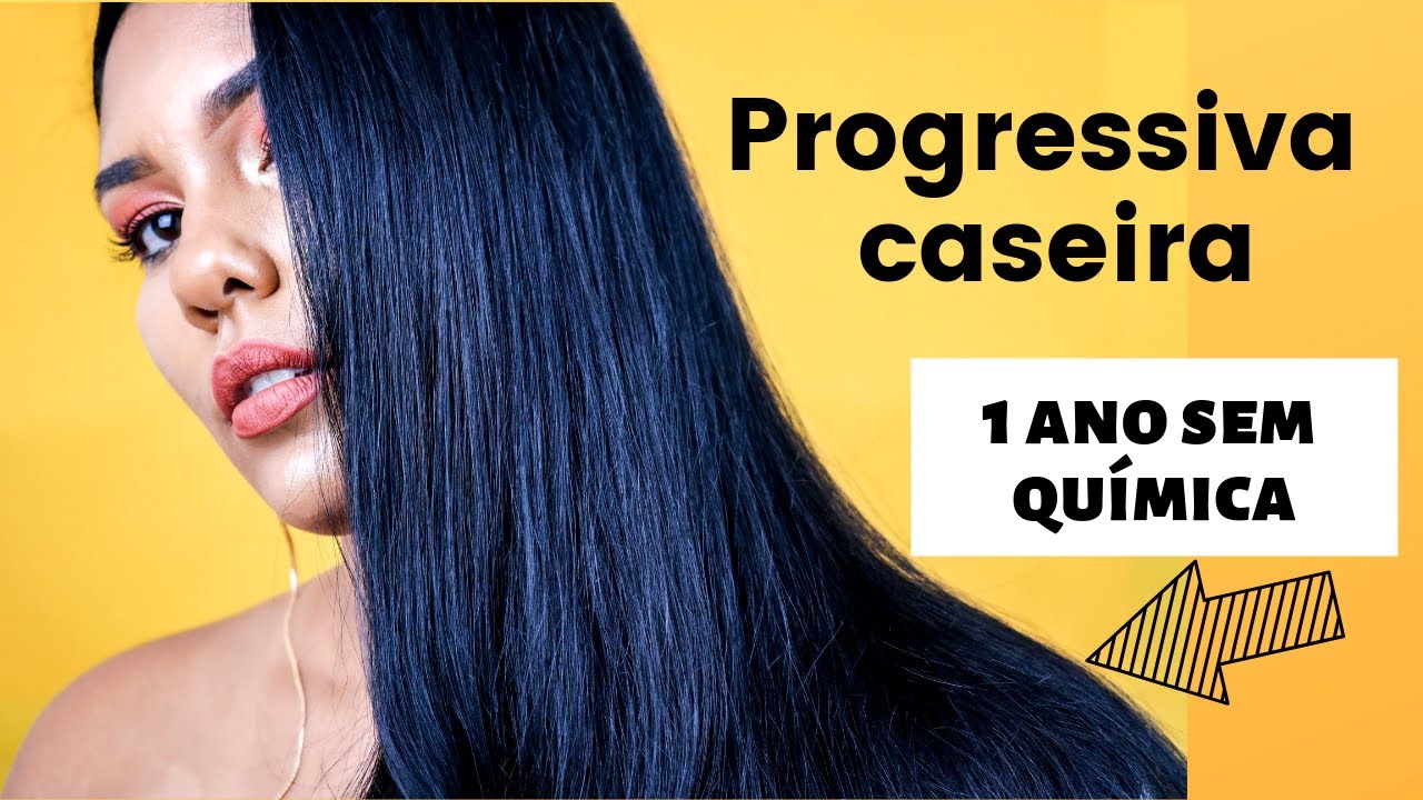 Progressiva caseira com Maizena