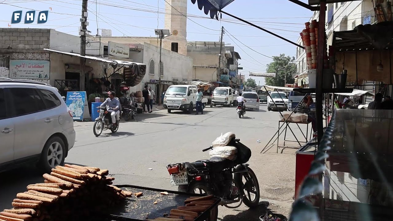 جولة مصورة ترصد حركة الأسواق في مدينة الراعي التابعة لمنطقة درع الفرات بريف حلب الشمالي