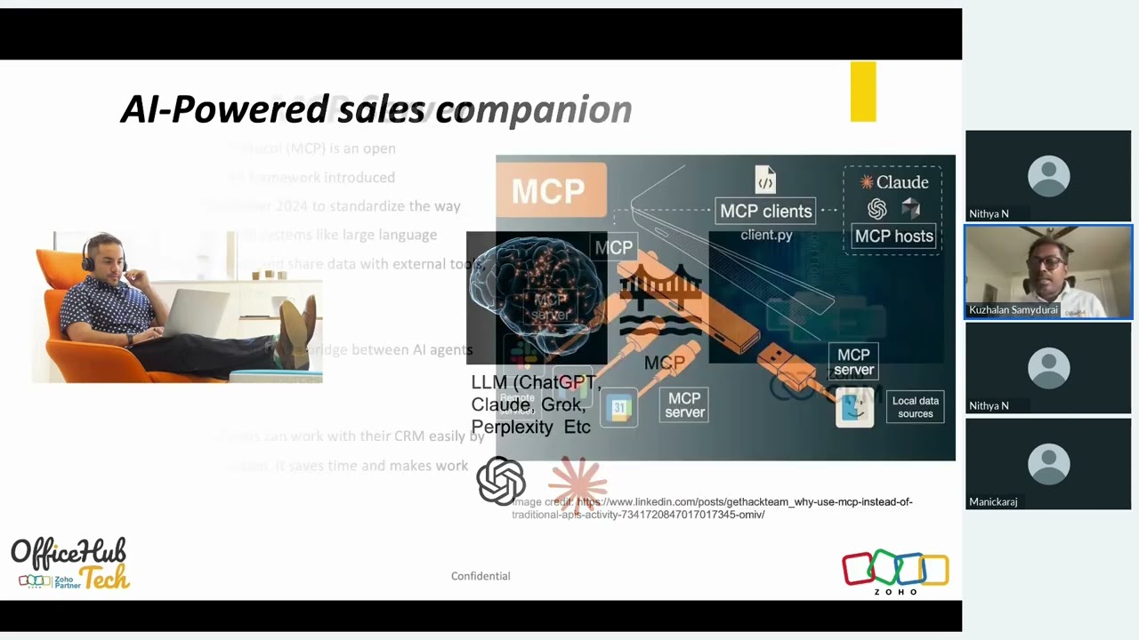Bring #ZohoCRM Data to #ClaudeAI | AI + MCP Server Integration Demo & Free Download | OfficeHub Tech