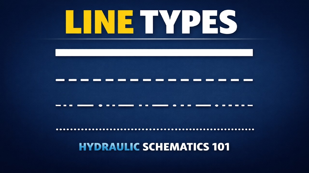 Hydraulic Schematic Line Types Explained (ISO 1219)