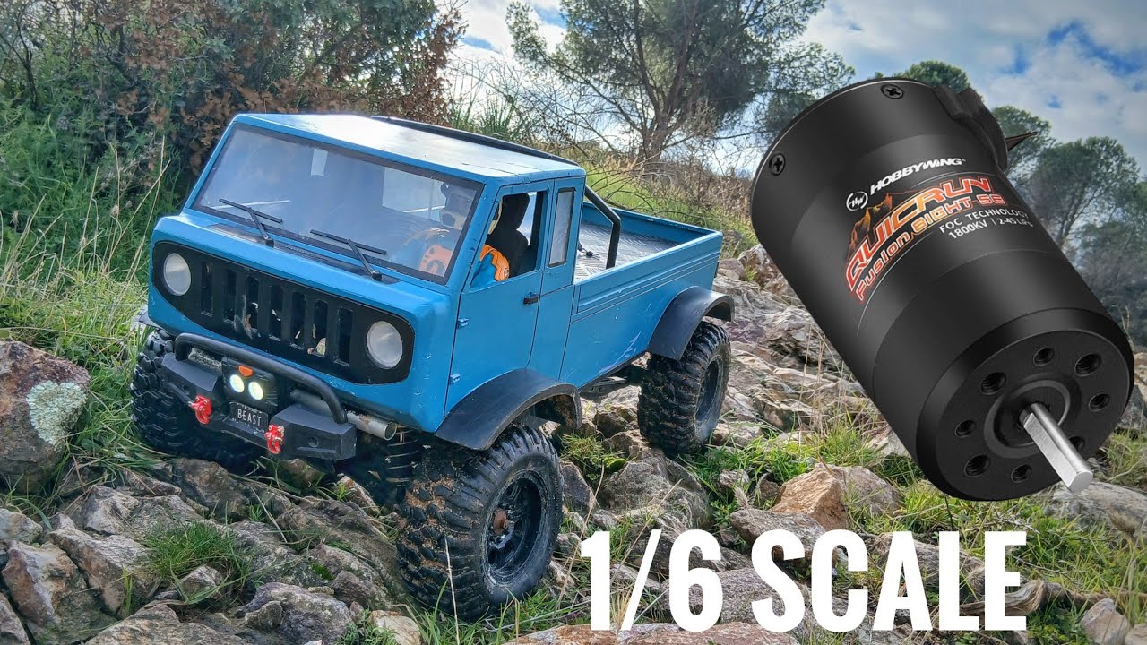 Hobbywing Fusion 8ight SE 1800kv | 1/6 Scale Crawler