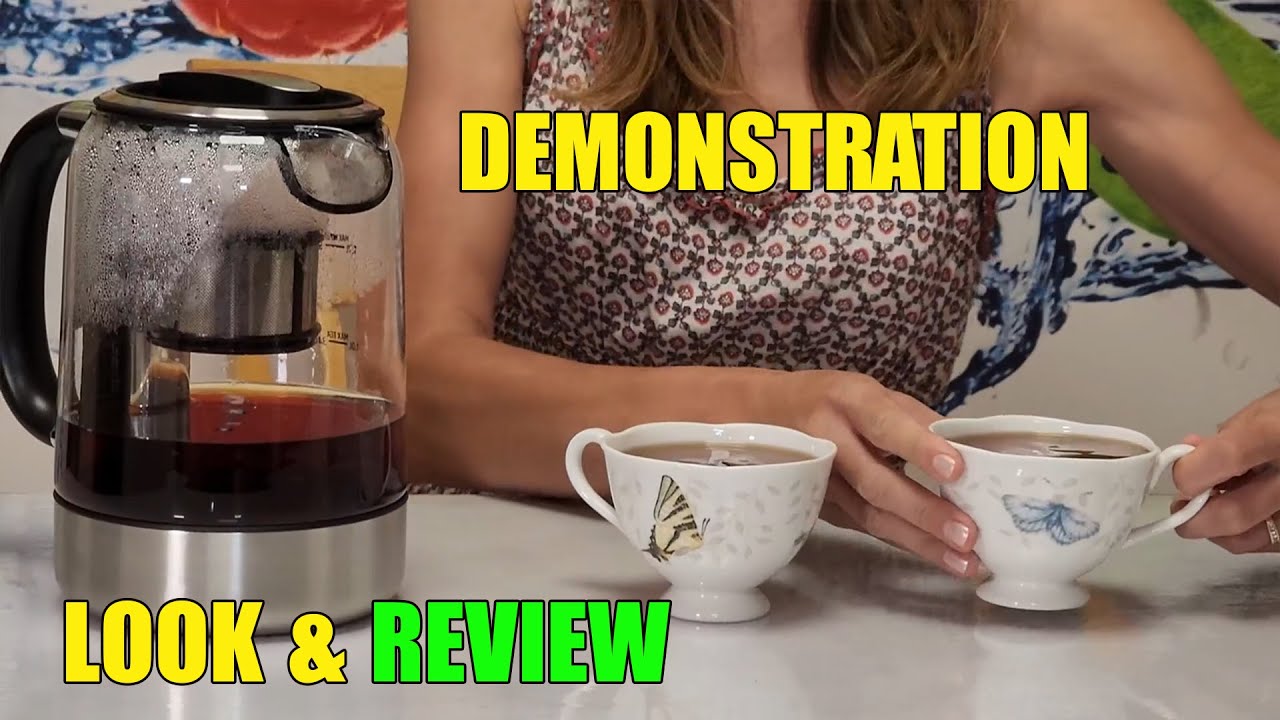 Razorri Electric Tea Maker with Automatic Infuser DEMONSTRATION & REVIEW