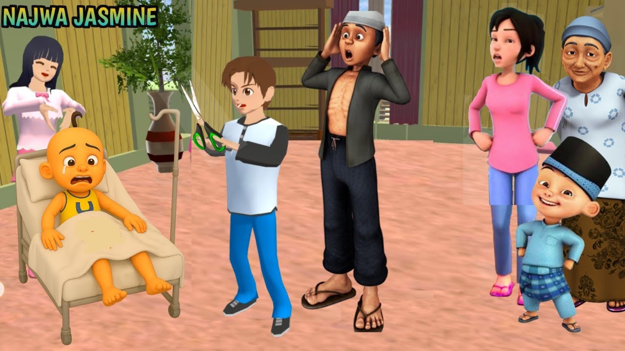 Yuta Bisa Sunat Upin Diajari Oleh Tok Dalang Kakek Upin Ipin 😱 | Mio Dan Kak Ros Ketawa 😂