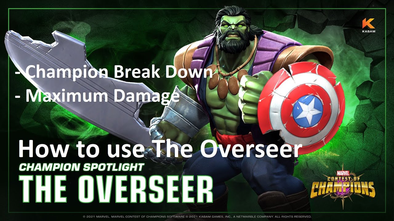 How to use The Overseer in 5 minutes - Marvel Contest of Champions (MCOC)