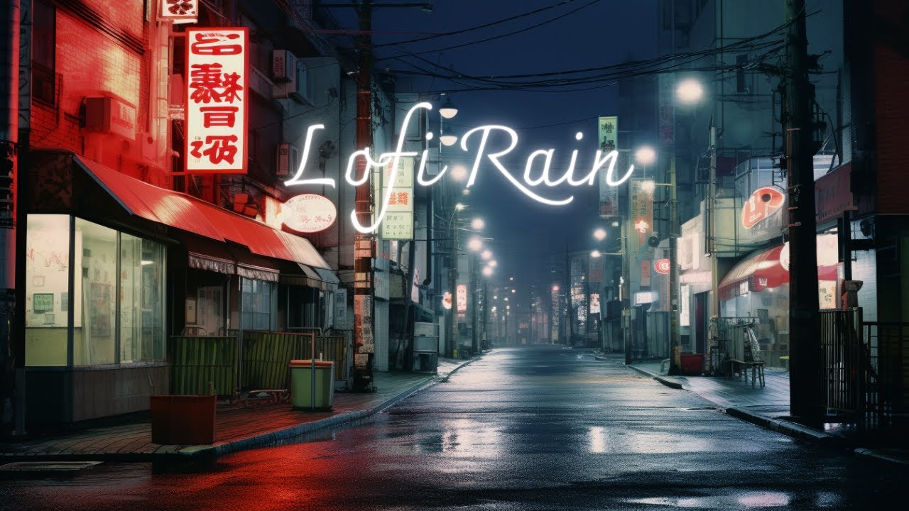 Chill Japanese Lofi Rain 🌧️  Lofi Hip Hop Radio | Night Lofi Playlist To Relieve Stress