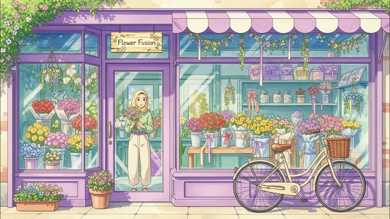 A Quiet Day in the Flower Shop | Soft Spoken Cozy Ambience