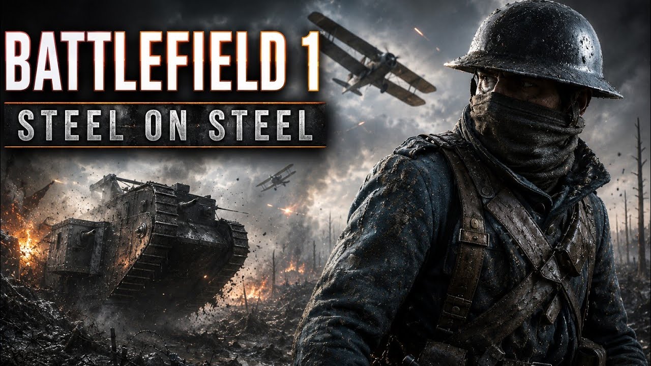 Steel on Steel Battlefield 1 Part 3 / Campaign Gameplay (1080P 60FPS)