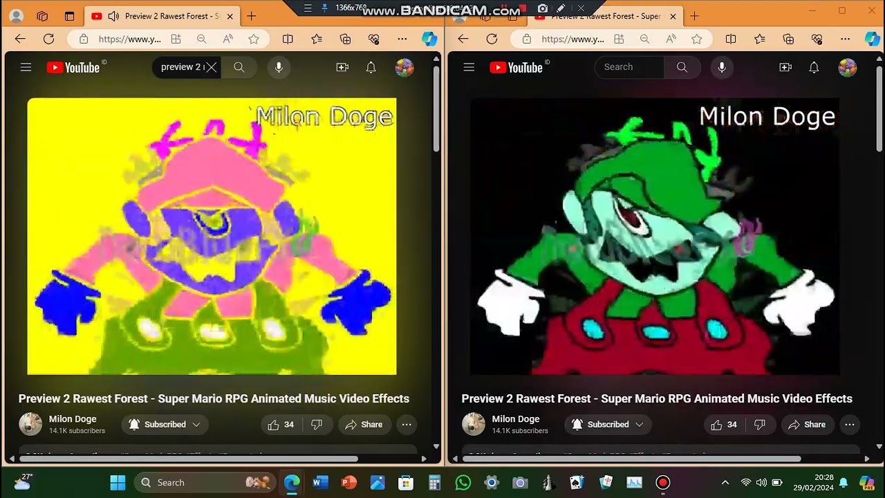 Preview 2 Rawest Forest - Super Mario RPG Animated Music Video Effects Combined