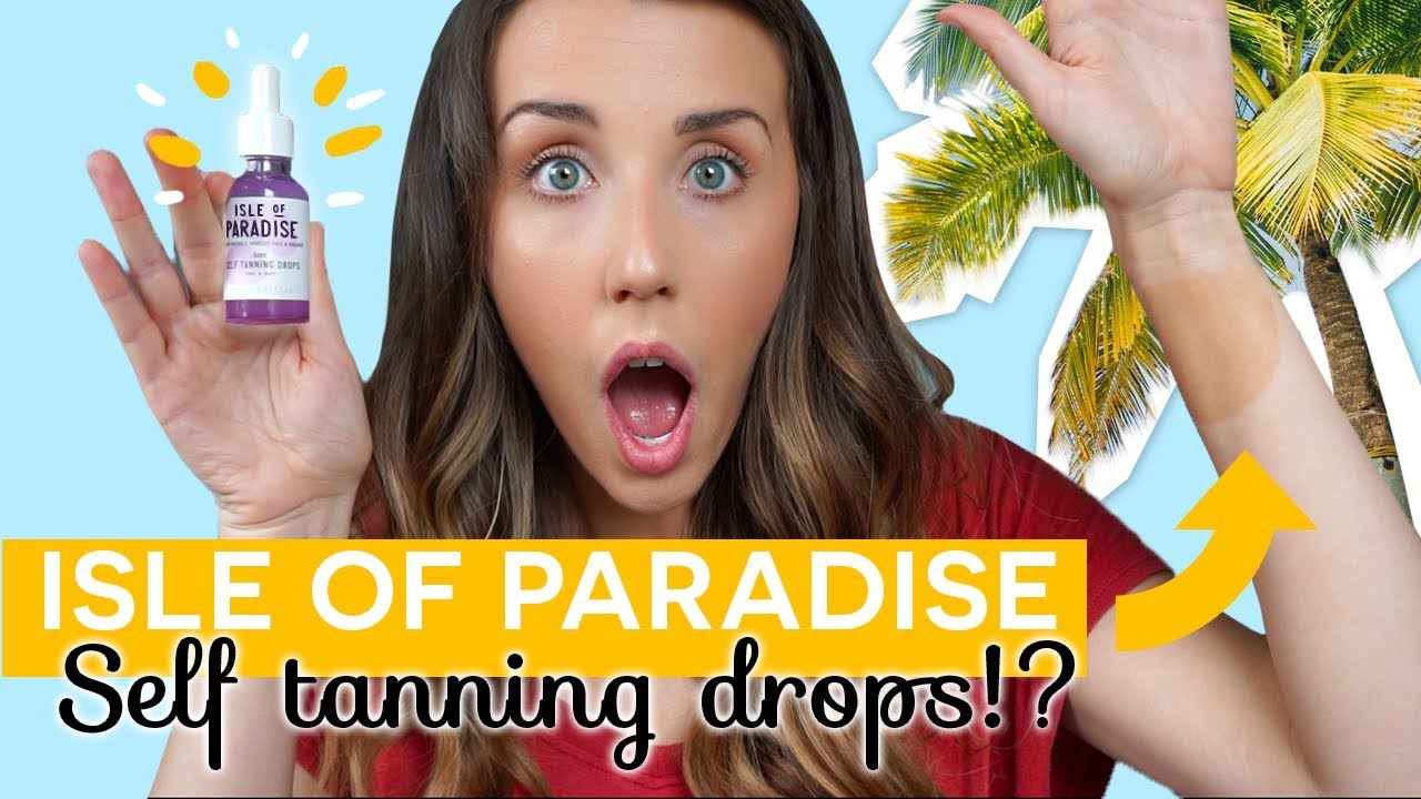 ISLE OF PARADISE SELF TANNING DROPS REVIEW & DEMO!