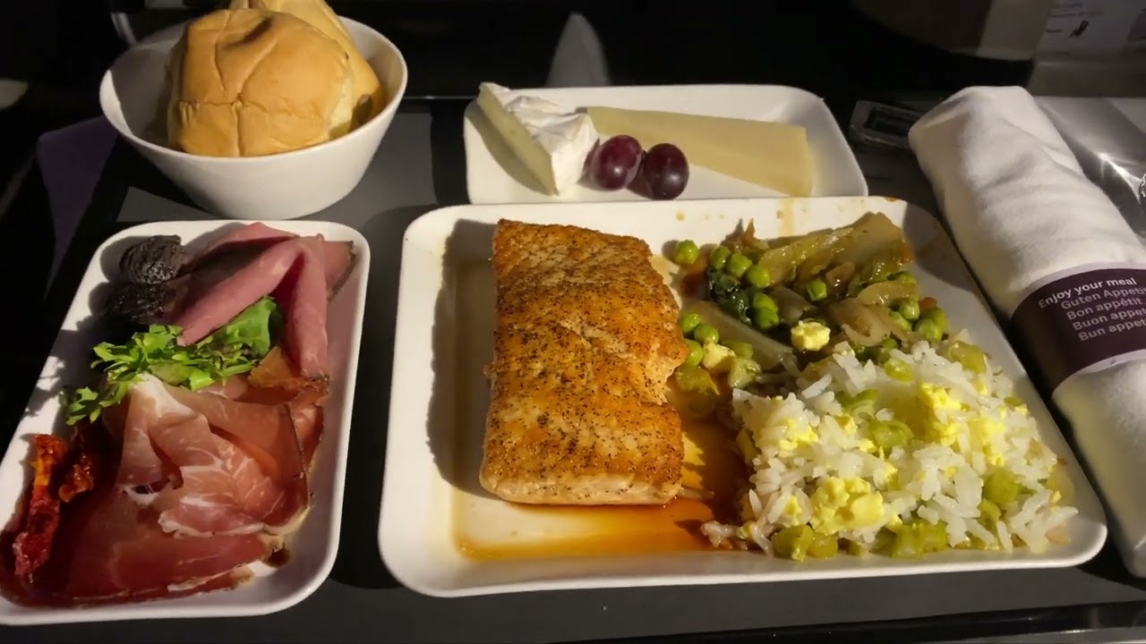 Meal Monday's - Swiss Airlines Meal Service MIA-ZRH Business Class