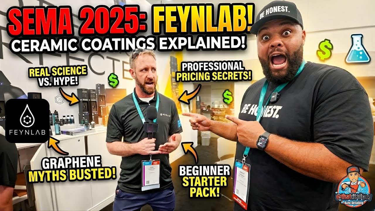 Почему люди лгут о керамических покрытиях | Feynlab SEMA 2025