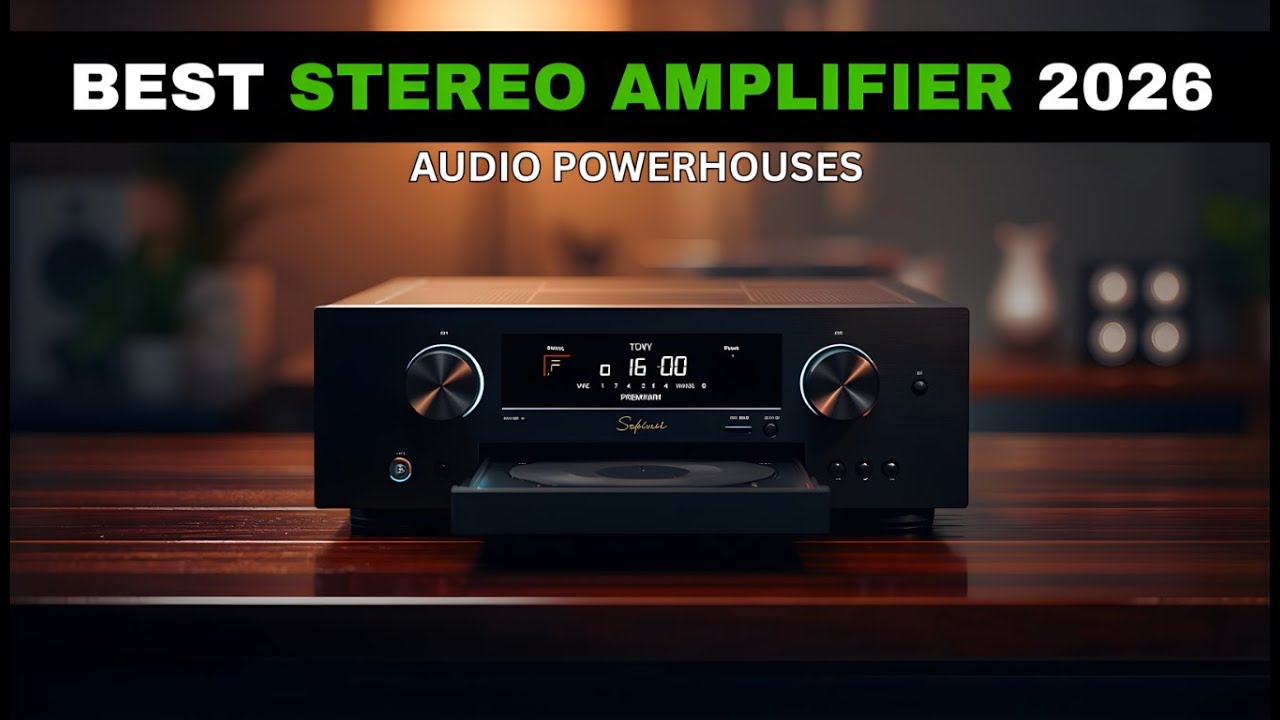 Top 5 BEST Stereo Amplifier For 2026 - Don't Buy Before Watching This!