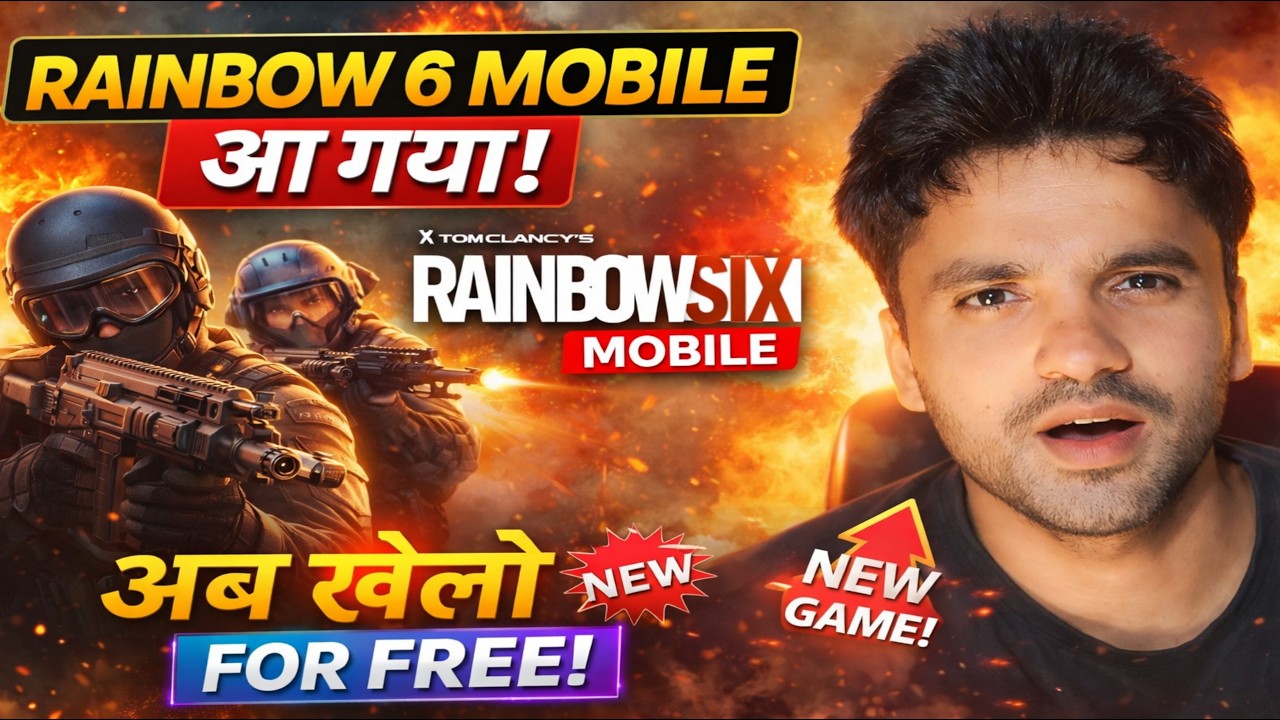 RAINBOW 6 MOBILE SHORT LIVE 🔴 India Rank Push | Pro Gameplay Hindi | #1 Trending Stream