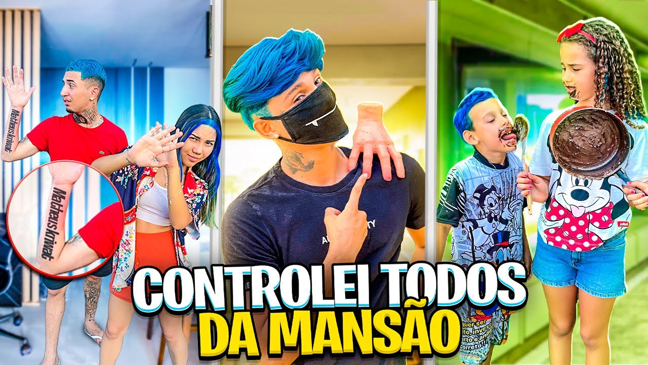 CONTROLANDO TODOS DA MANSÃO KRIWAT POR 24 HORAS! (Tatuaram)