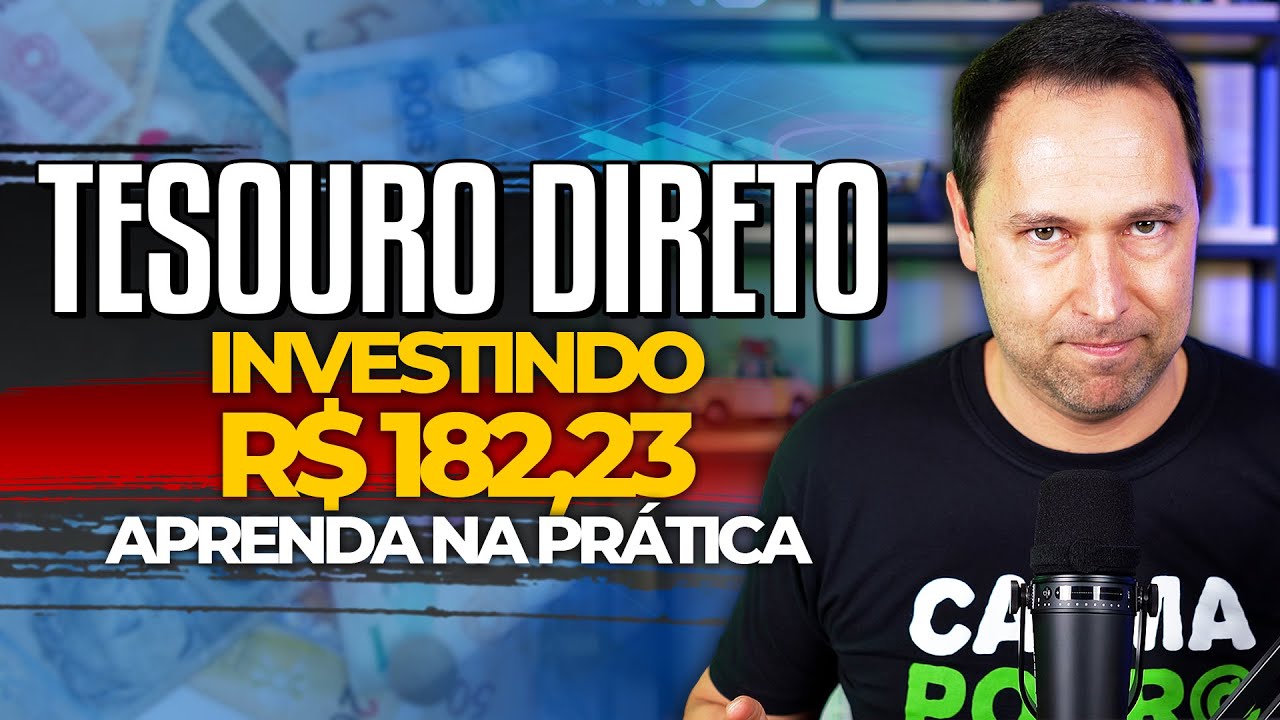 RENDA FIXA: Investindo R$ 182,23 em 3 títulos do TESOURO DIRETO na PRÁTICA. #IPCA #SELIC #PREFIXADO