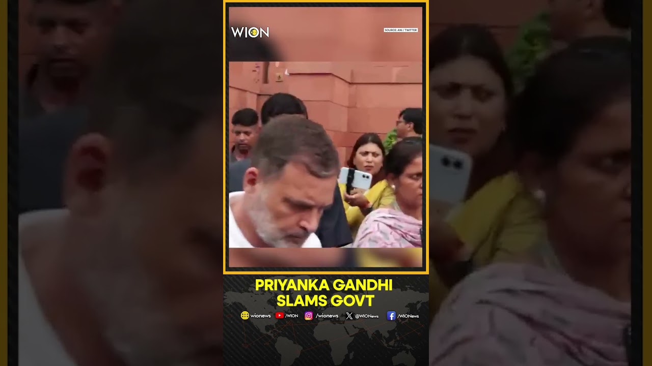 Priyanka Gandhi Slams Government After Lok Sabha Adjournment Over Student Protest Crackdown