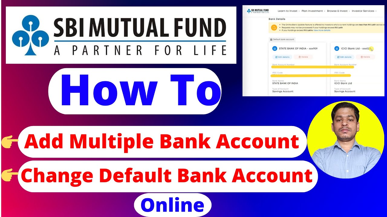 SBI Mutual Fund: Add or Change Multiple Bank Accounts Instantly✅✅