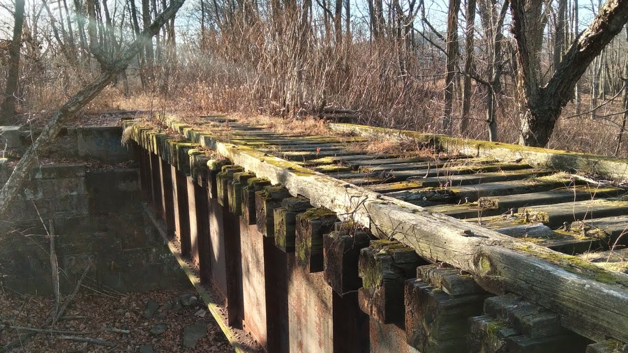 Old Reading railroad bridge. Schuylkill Haven PA.