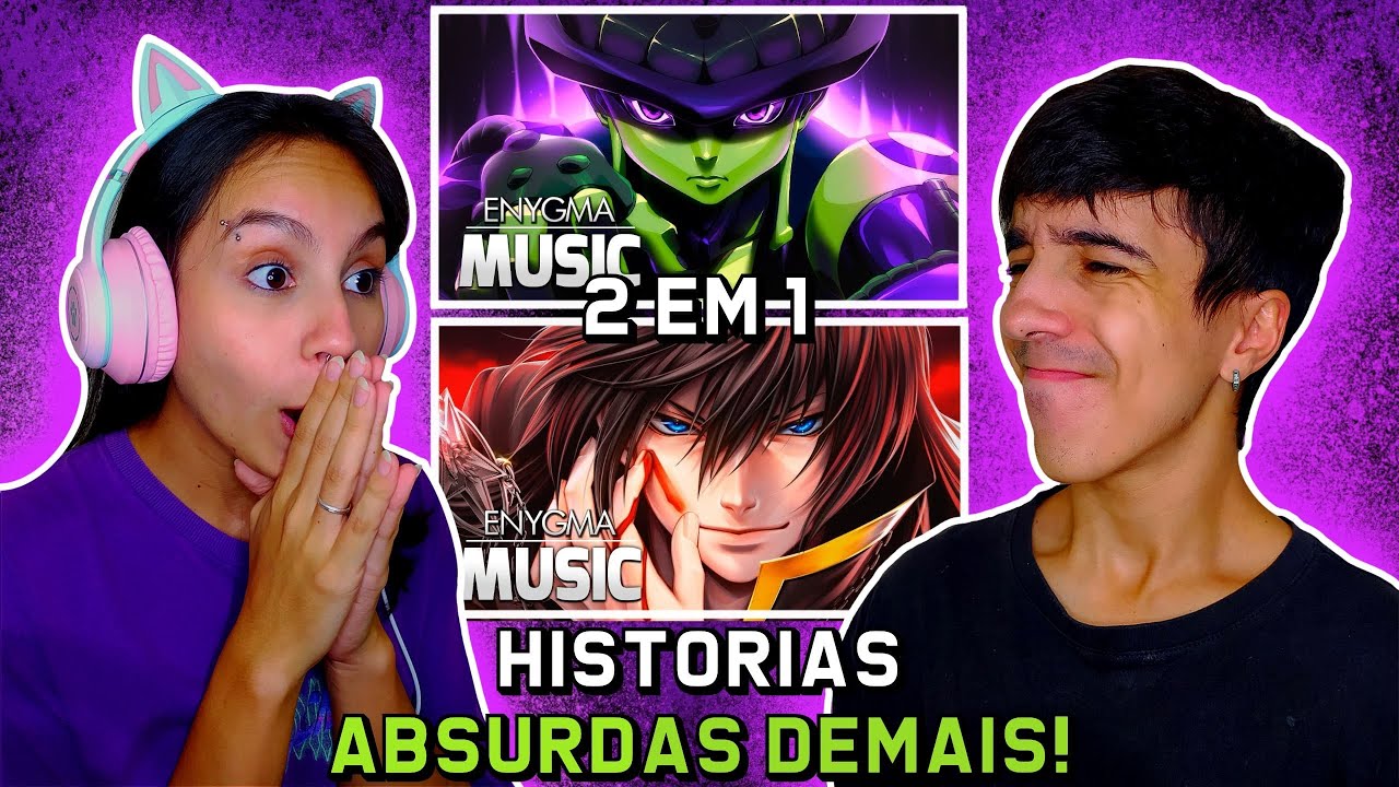 (NÃO CONHECIA ELES) REACT 2 EM 1 ENYGMA - Hades | Alone & Meruem | Rei Sem Nome