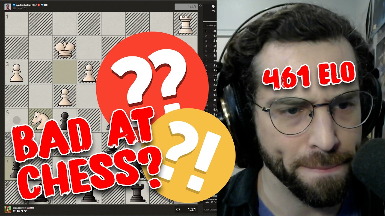 getting checkmated like a n00b (beginner tries blitz)